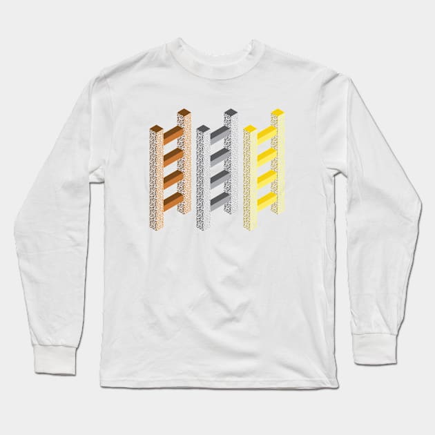 Chaos Is A Ladder Long Sleeve T-Shirt by felixbunny